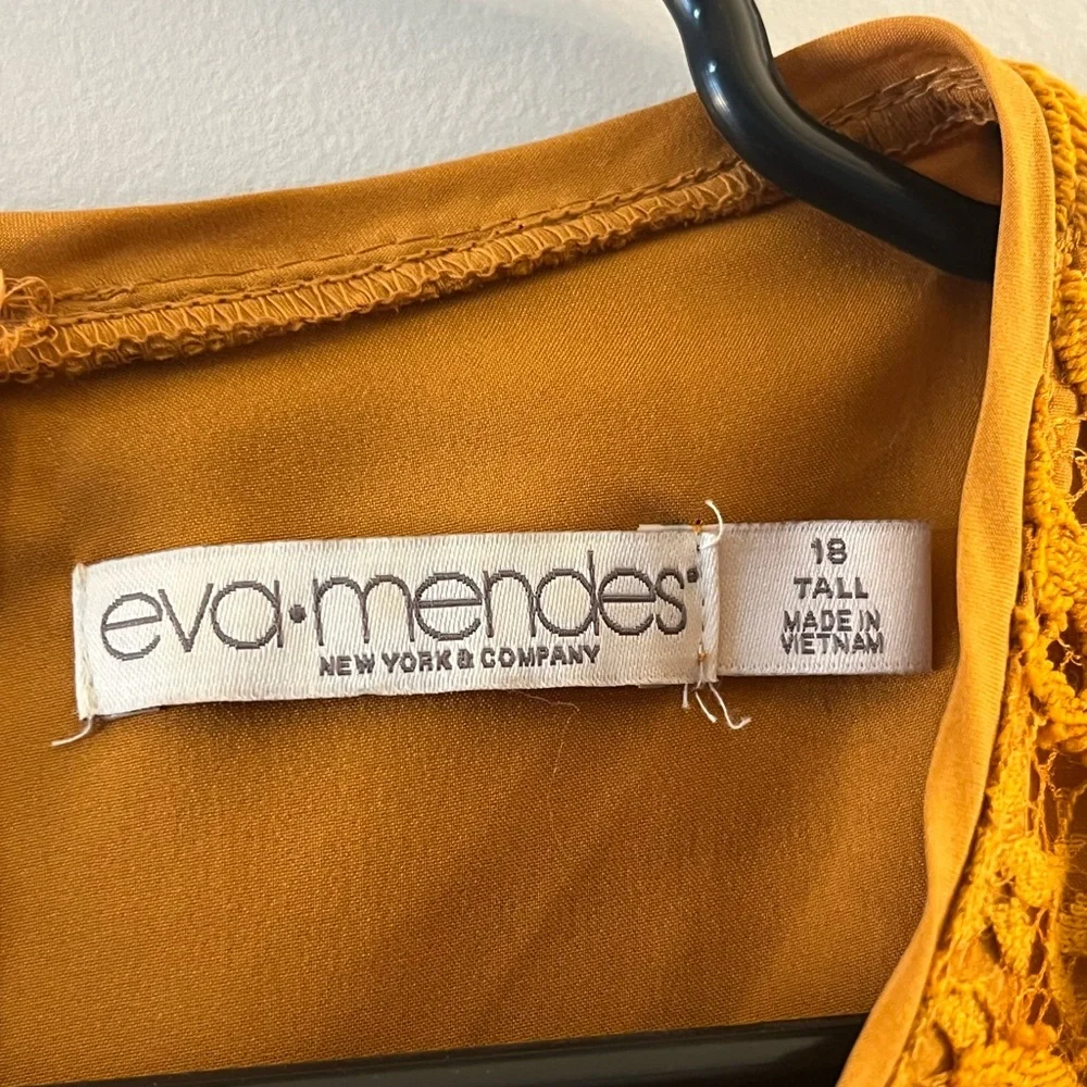 eva mendes for New York & Company Sleeveless Lace Sheath Dress - Picture 7 of 10